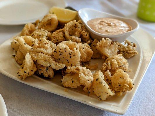 August 14, 2022; Calamari fritti ($17).