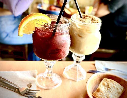 Sangria and Vegan Horchata