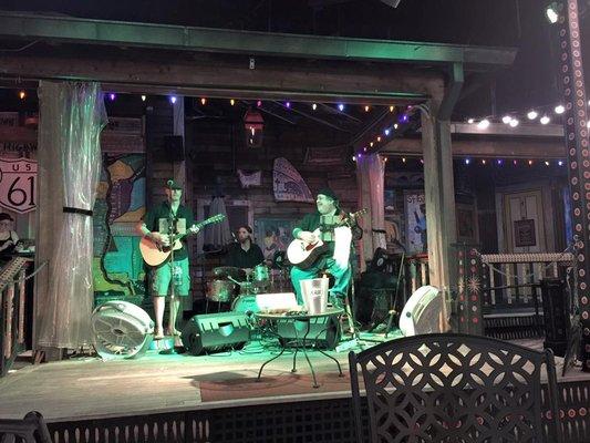 The band Saturday nights 6-11pm