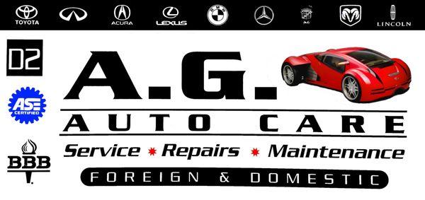 A.G Auto care 74894 Lennon Place, Palm Desert,CA 92260 760 346-5949 alexgalvan@agautocare.com