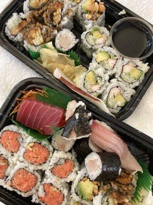 California Roll Spicy Tuna Roll Peanut Avocado Roll