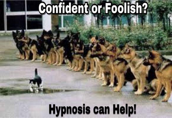 Hypnosis can provide you with more confidence.