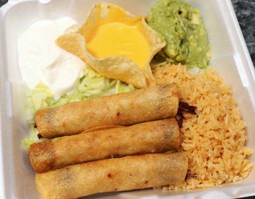 chicken flautas