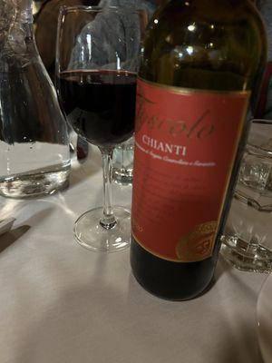 Nice bottle of Chianti