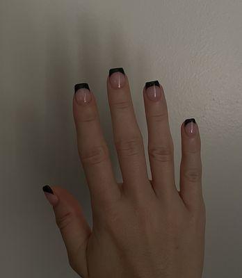 French tip hard gel