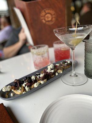 Elk, blue cheese, berries - I'm so glad the staff recommended it. Truly delicious! And the happy hour drinks can't be beat.