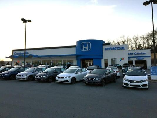 Cookeville Honda front lot