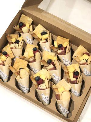 Mini Charcuterie Cones