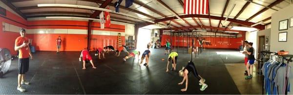 The 4:30 crew at CrossFit Vital in Tulsa, OK