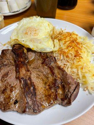 Steak and Eggs (over medium)