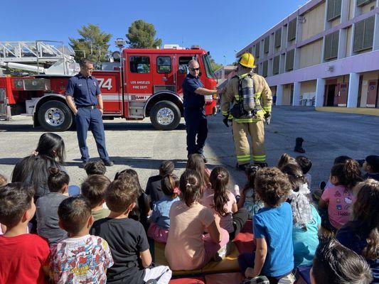 Firefighters visit!