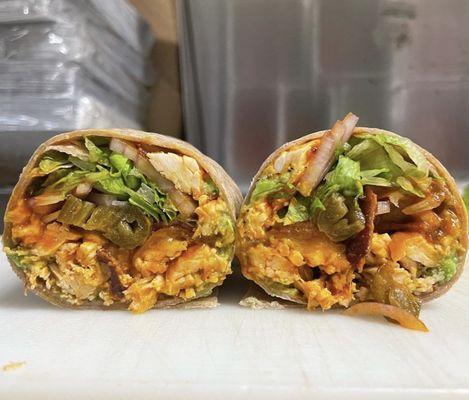 buffalo chicken wrap