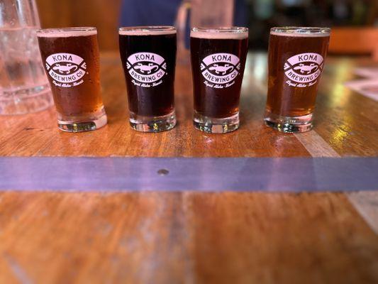 Beer flight.