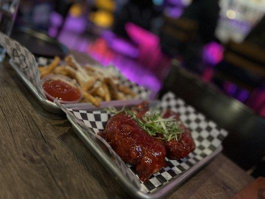 3 Tender Combo Seoul Spicy w Garlic Parm Fries