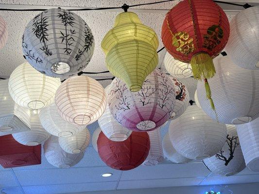 Lantern on the ceiling