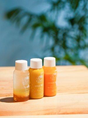 Wellness cold-pressed juice shots at 3Natives!