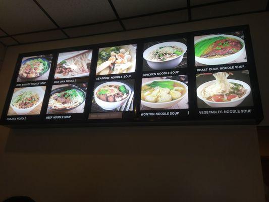 Pic of the ramen soups because the menu doesn't describe what each soup contains.