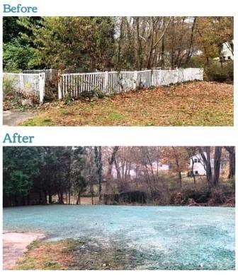 Before & After Pool removal