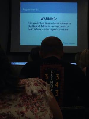 Really? This is shown during a cancer class... -__-