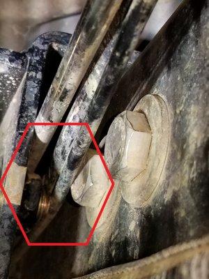 UNFORGIVEABLE - brake line pinched, it would likely have worn through - BRAKE LINE