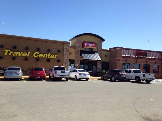 This Wendy's is located inside a Pilot Travel Center.