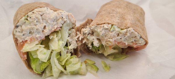 Chicken salad wrap