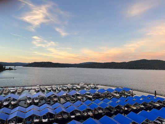 Marina and Lake Coeur D Alene