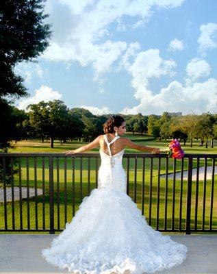 Bride's View of Our Championship Golf Course