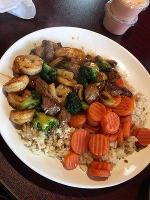 Hibachi Steak and Shrimp