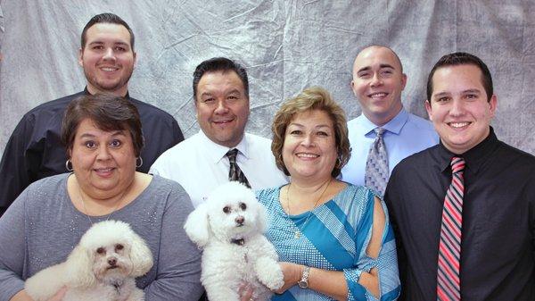 Our Team from L to R: Patricia Reyes, Garrick Hill, Michael Ramirez, Cathy Hill, Matt Gilles, and Joe Carbajal.