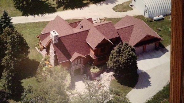 Wisconsin Log Home built by Reeb