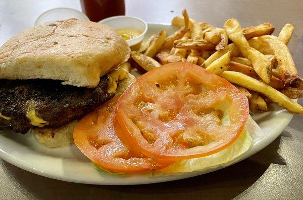 The Jay Burger with Jalapeño sourdough bun