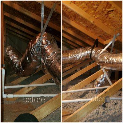 Helped this home owner achieve more airflow