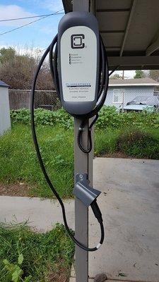 Recent installation of a Level 2 240 Volt, 40 Amp EV Charger.