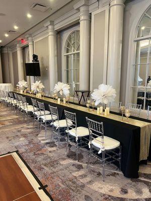 Westin Hotel, Clear Chiavari Chairs