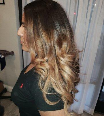 Ombre with balayage