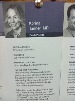 Korina Tanner, M.D.