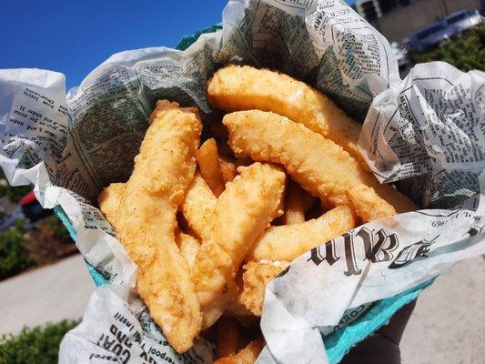 Calamari and fries ($12)...meh