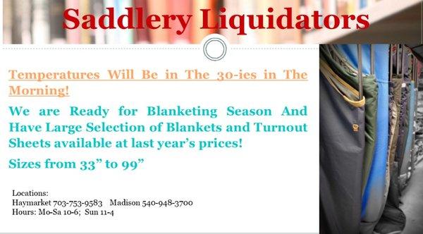 Saddlery Liquidators