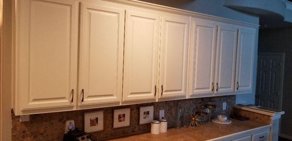 Cabinet hardware install after