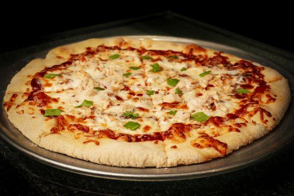 BBQ Chicken Pizza.