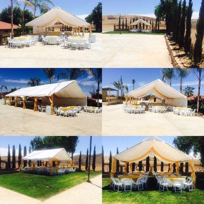 WEDDING CANOPY/CARPAS PARA BODA