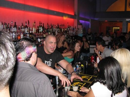 Busy Bartender during Sound Downtown Festival