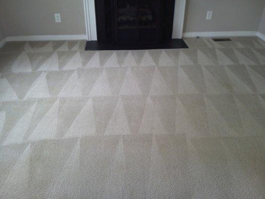 Residential carpet dry in 1 hour