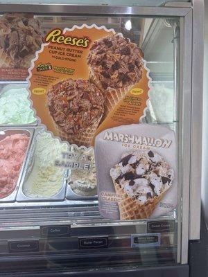 Now featuring Reese's and S'mores special cones!