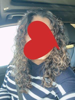 Spiral perm