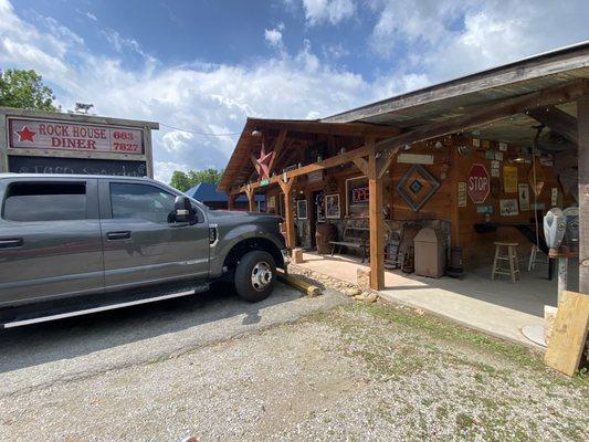 Front of restaurant