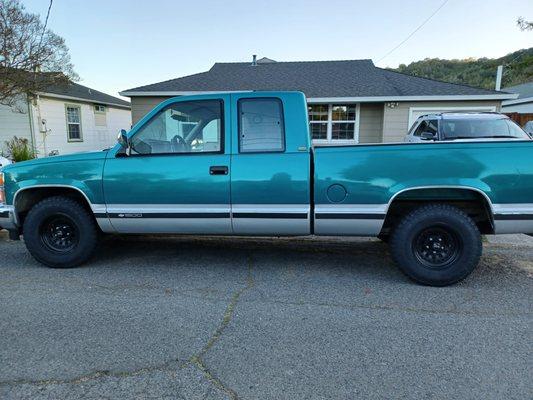 Old truck, new rims