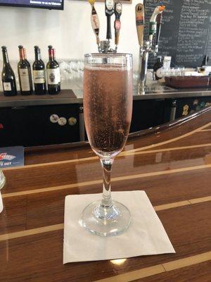 Today's featured wine by the glass: VDV Brut Rosé (FR).