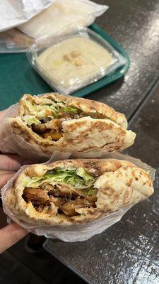 chicken shawarma pita